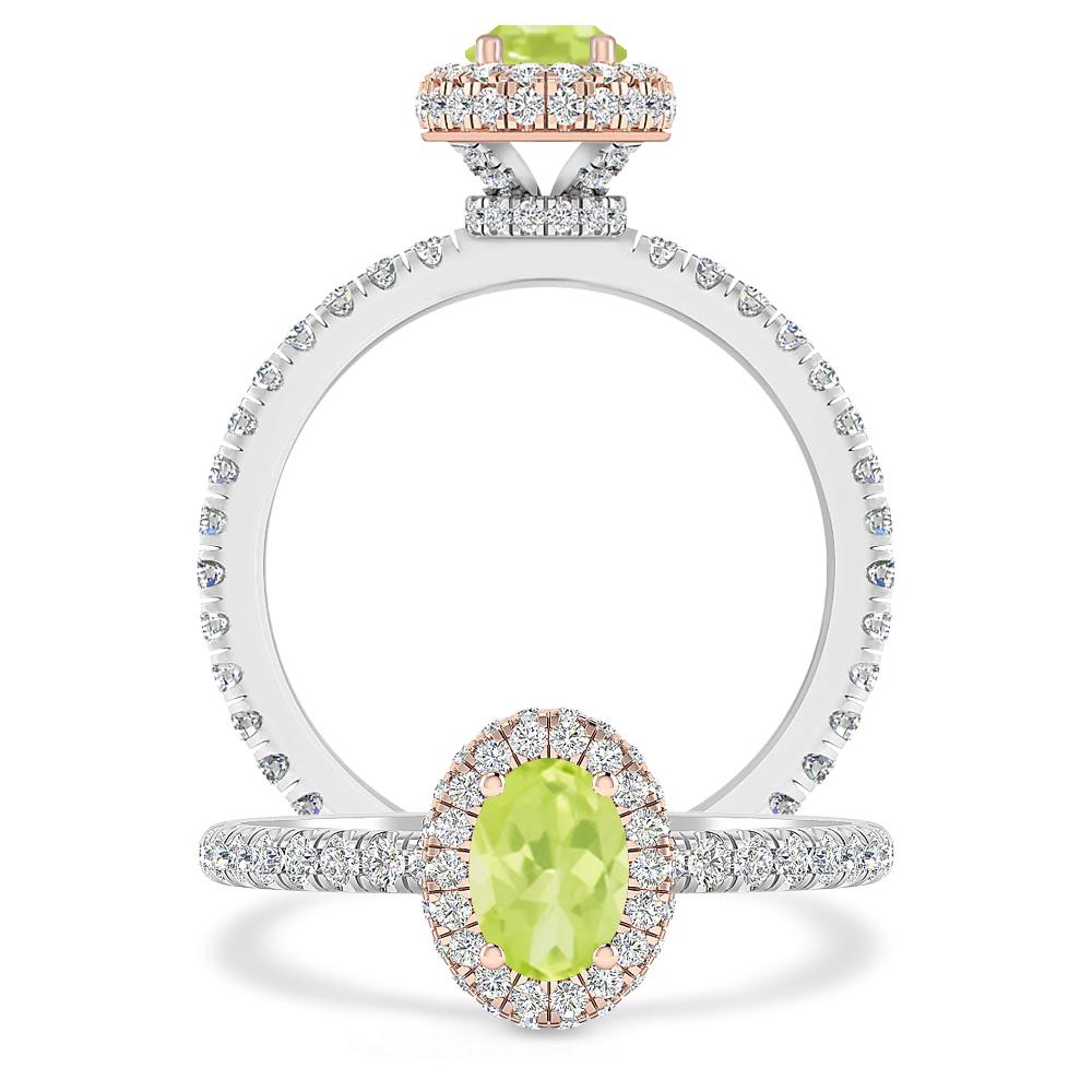 White Gold - Peridot