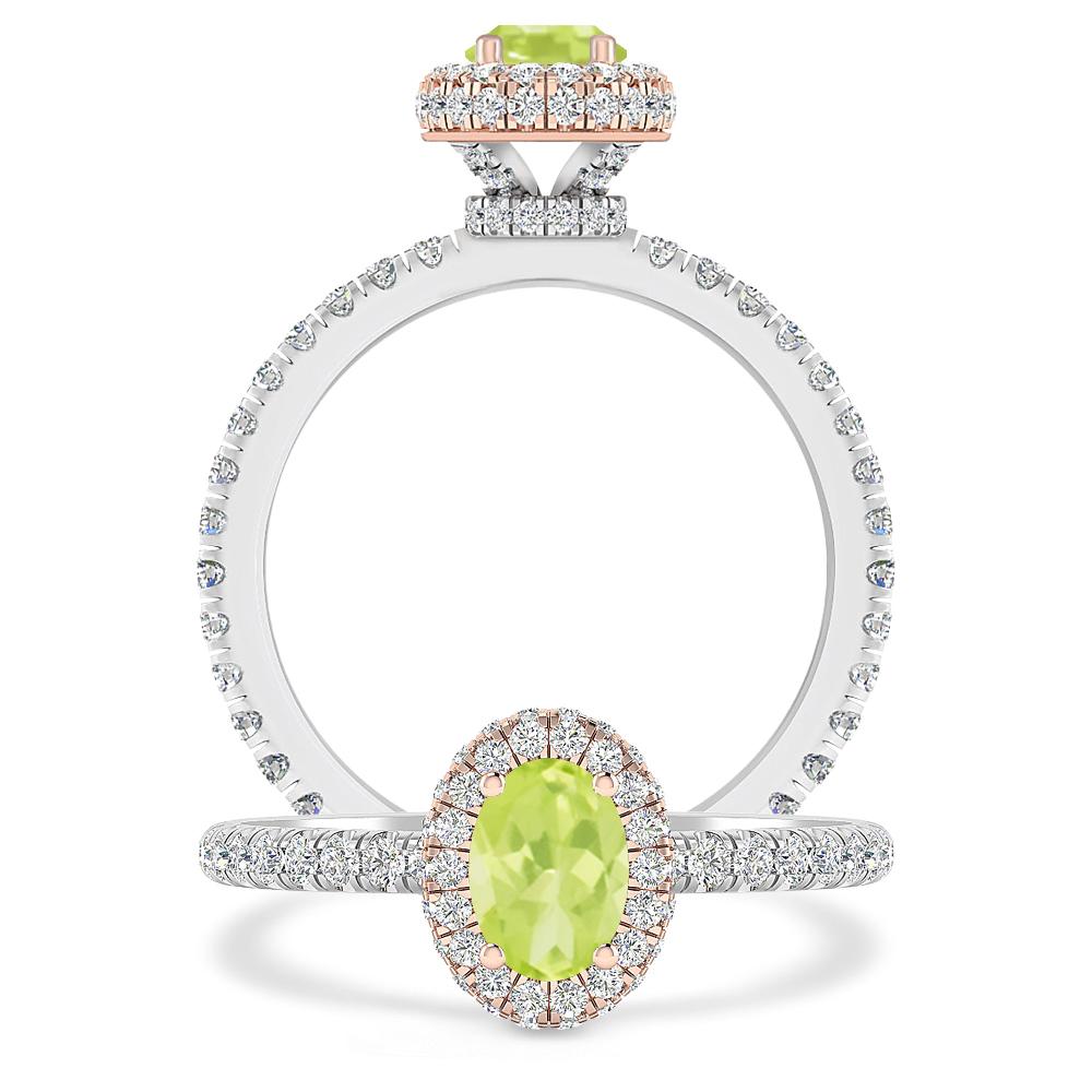 White Gold - Peridot