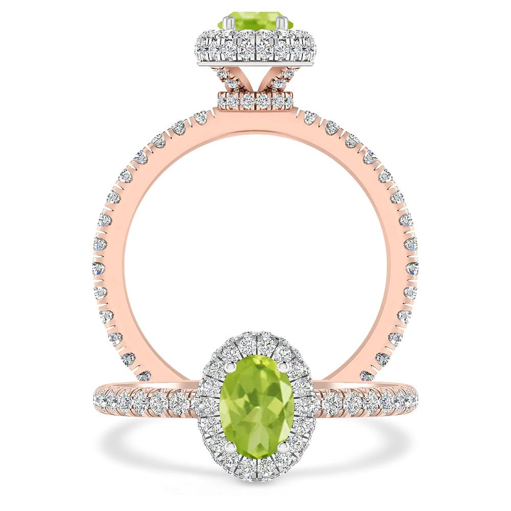 Rose Gold - Peridot