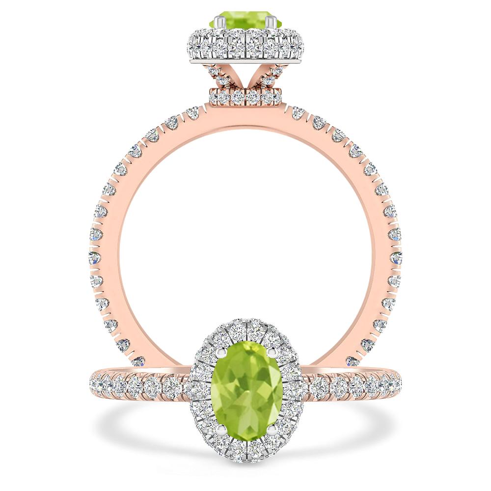 Rose Gold - Peridot