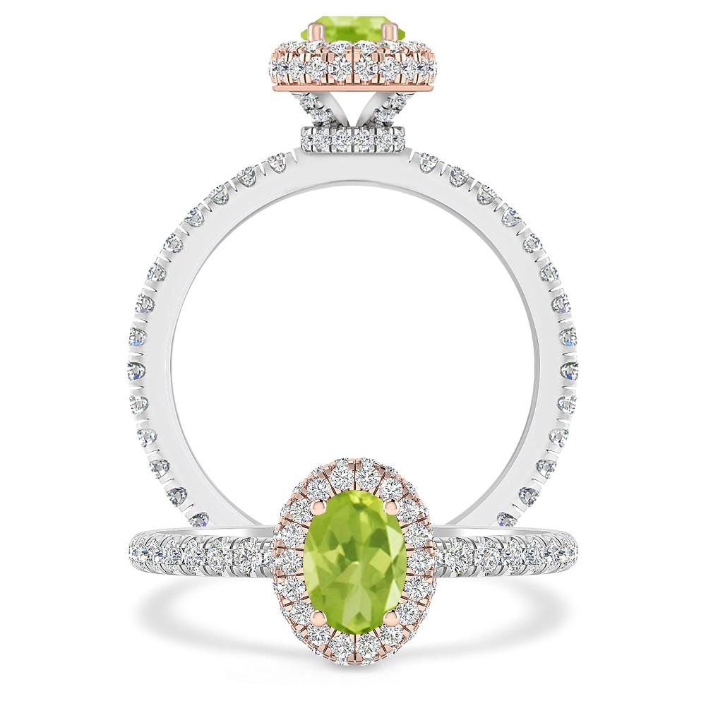 White Gold - Peridot