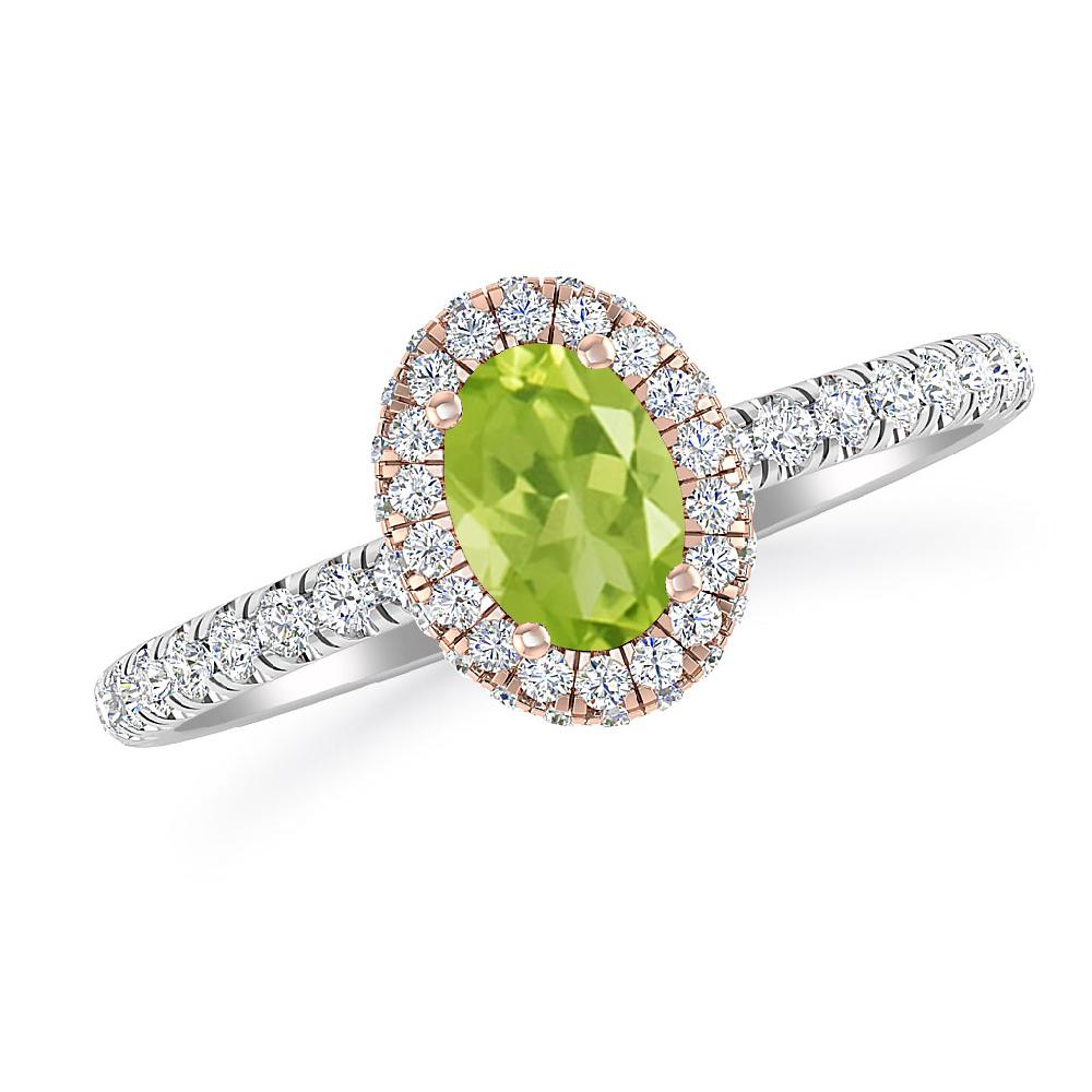 White Gold - Peridot