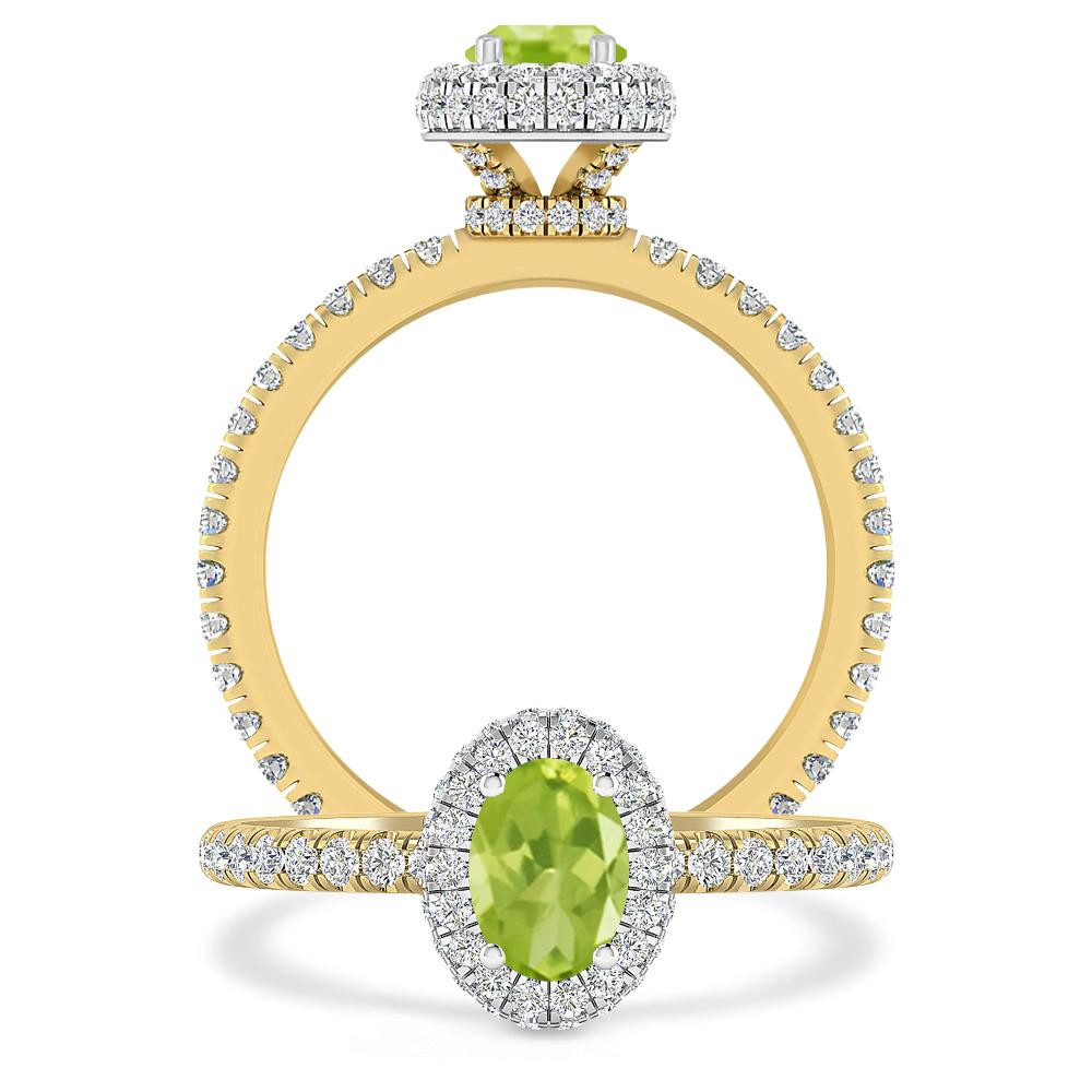 Yellow Gold - Peridot