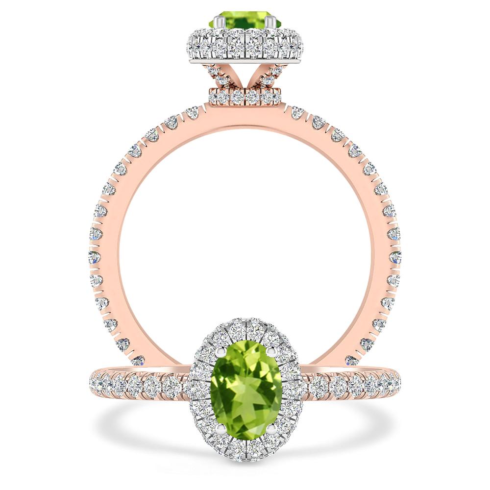 Rose Gold - Peridot