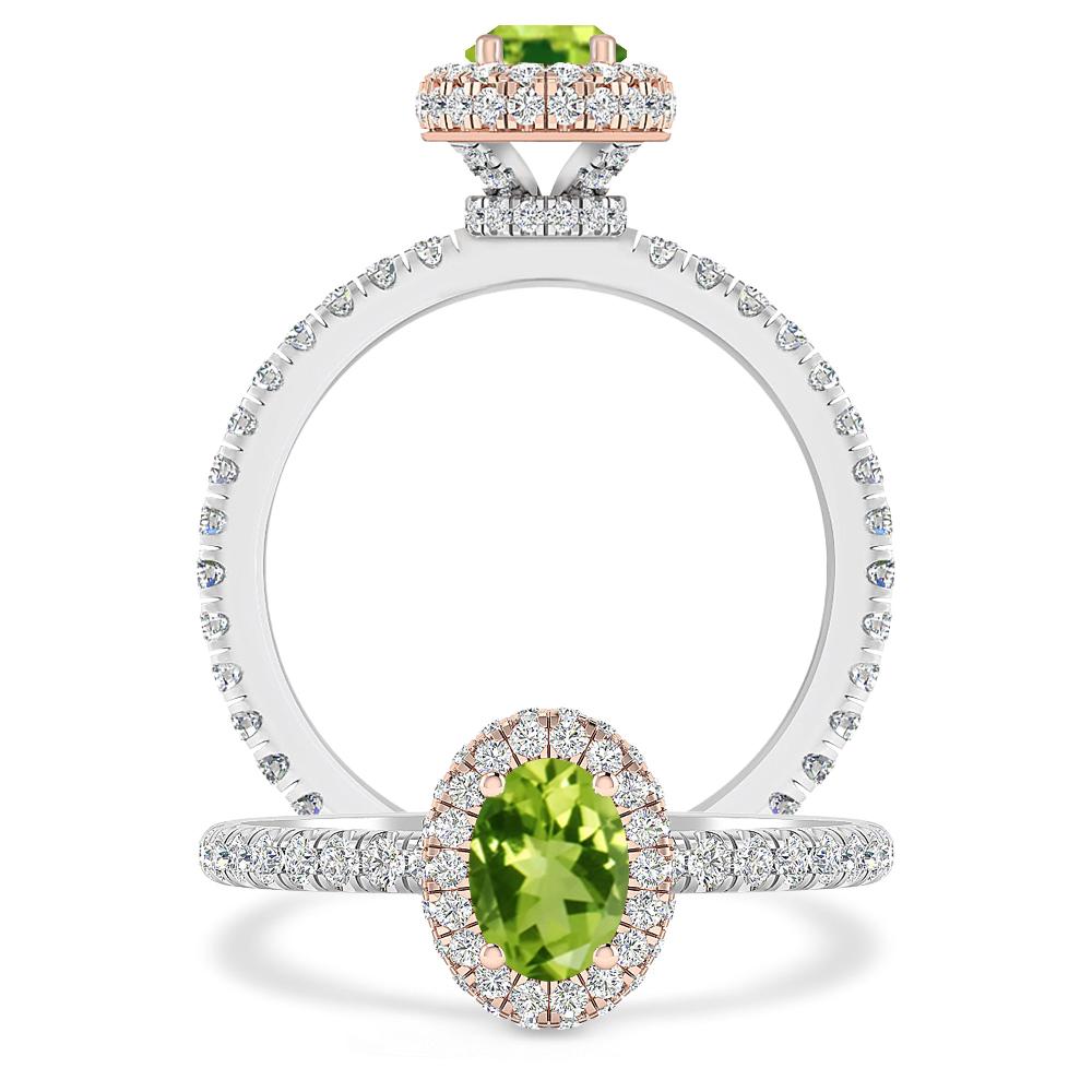 White Gold - Peridot