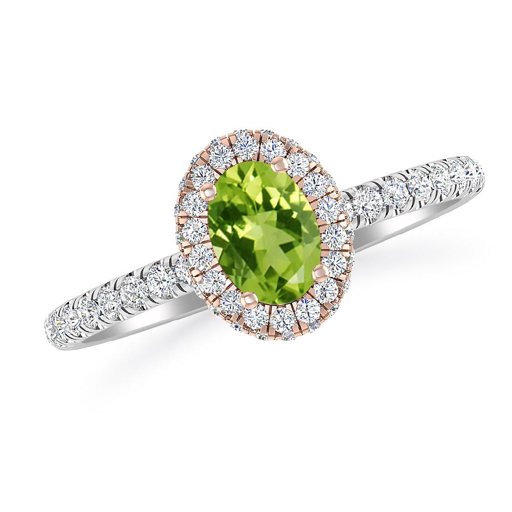White Gold - Peridot