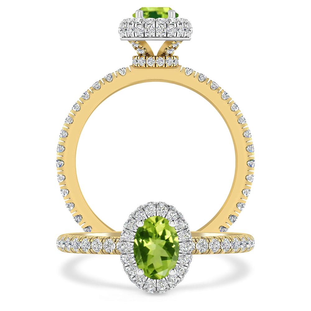 Yellow Gold - Peridot
