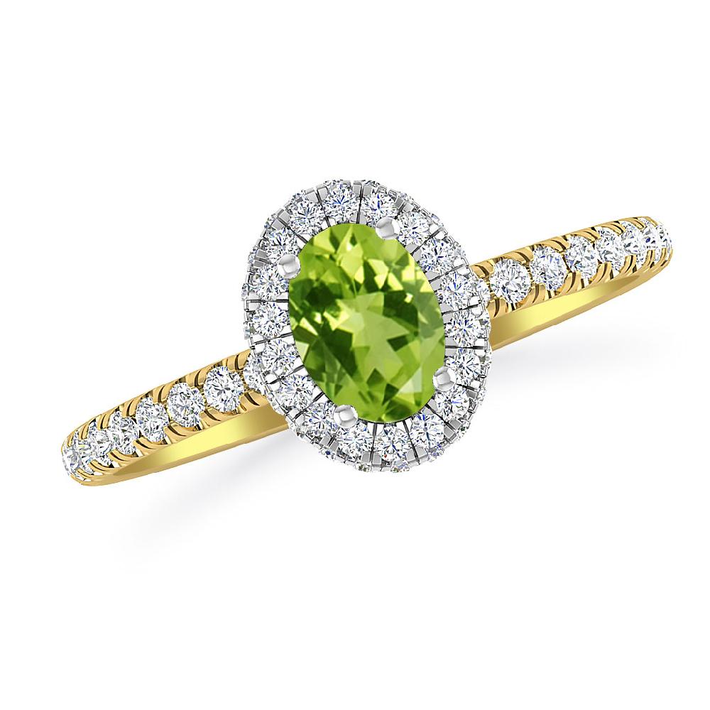 Yellow Gold - Peridot