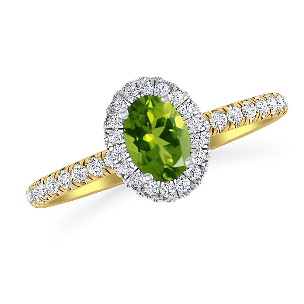 Yellow Gold - Peridot