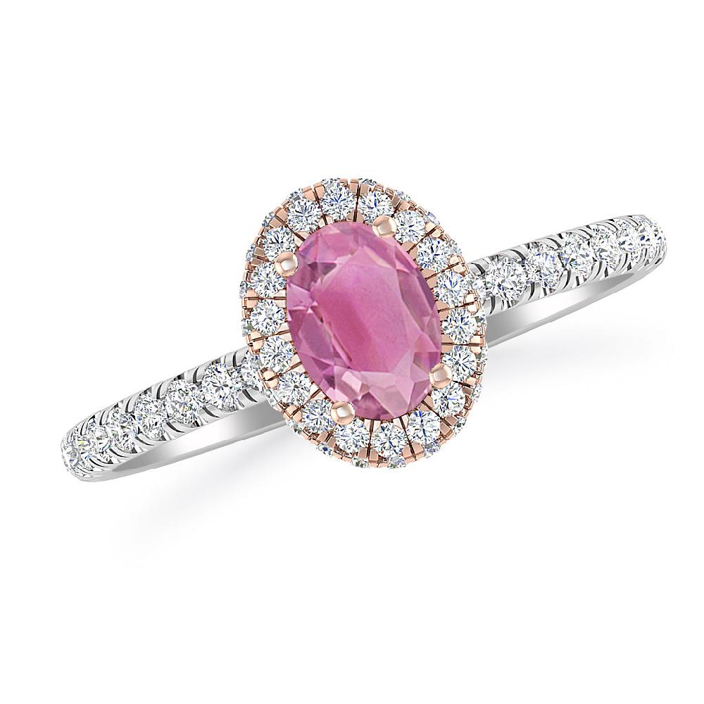 White Gold - Pink Tourmaline