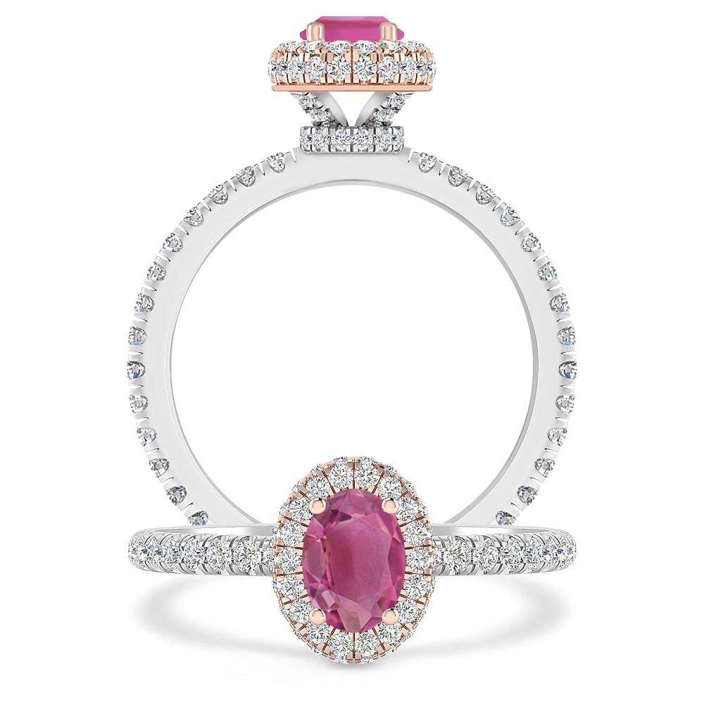 White Gold - Pink Tourmaline