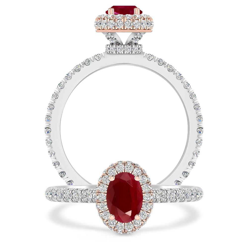 White Gold - Ruby