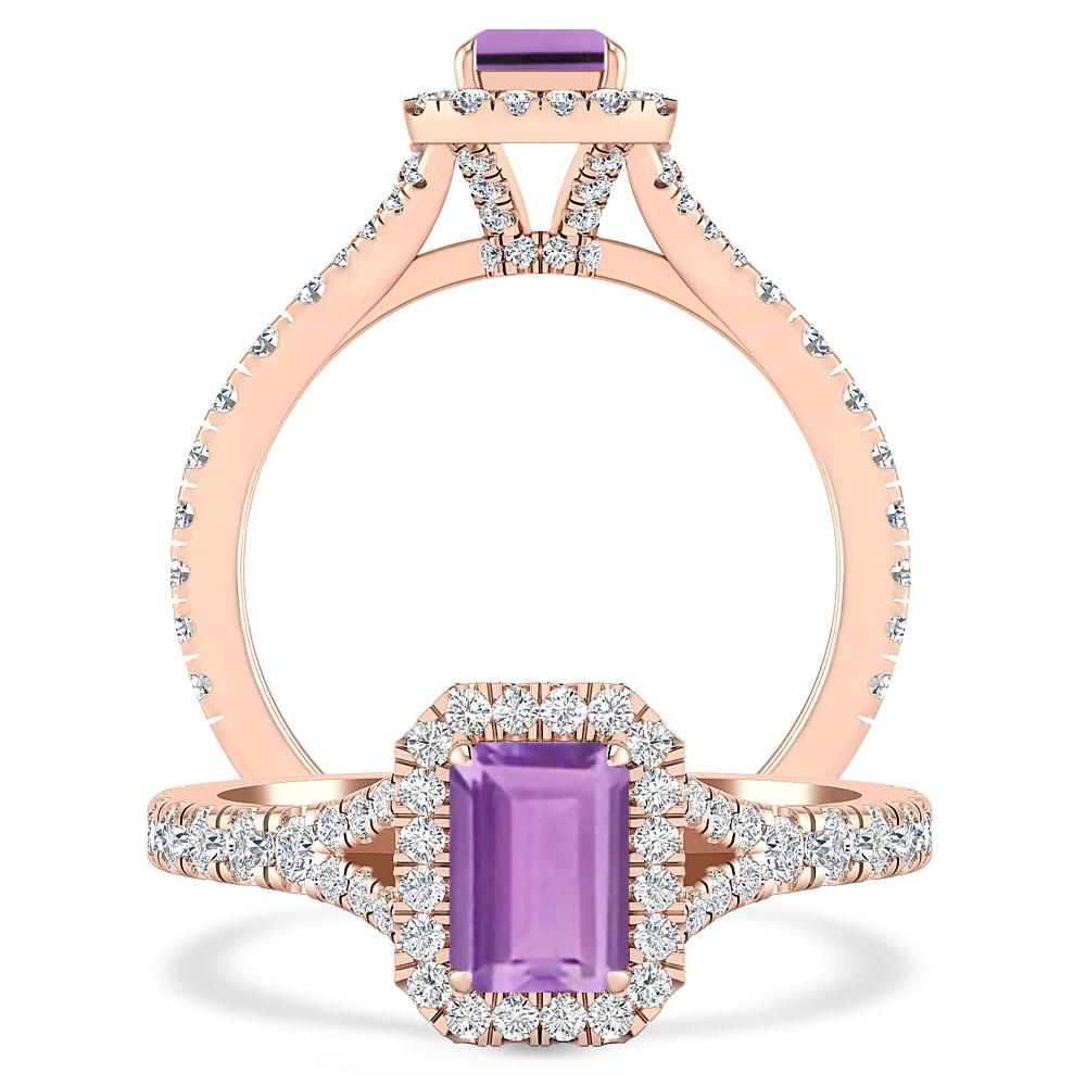 Rose Gold - Amethyst