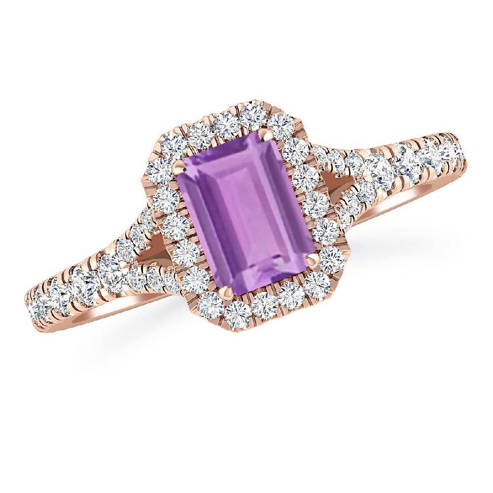 Rose Gold - Amethyst