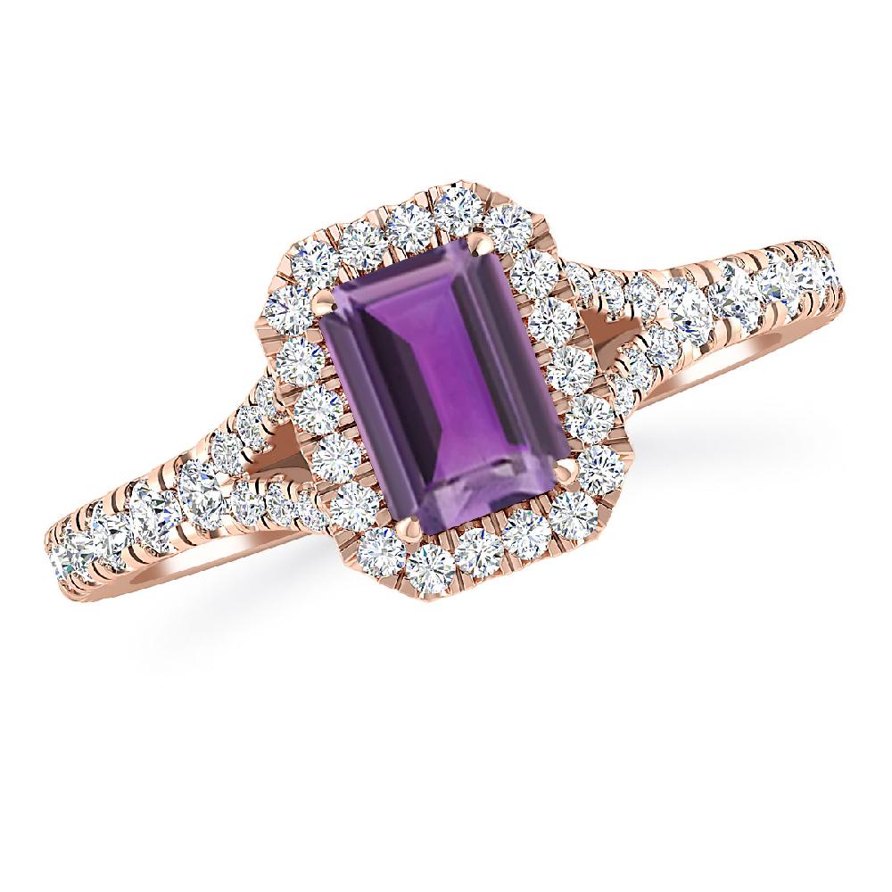 Rose Gold - Amethyst