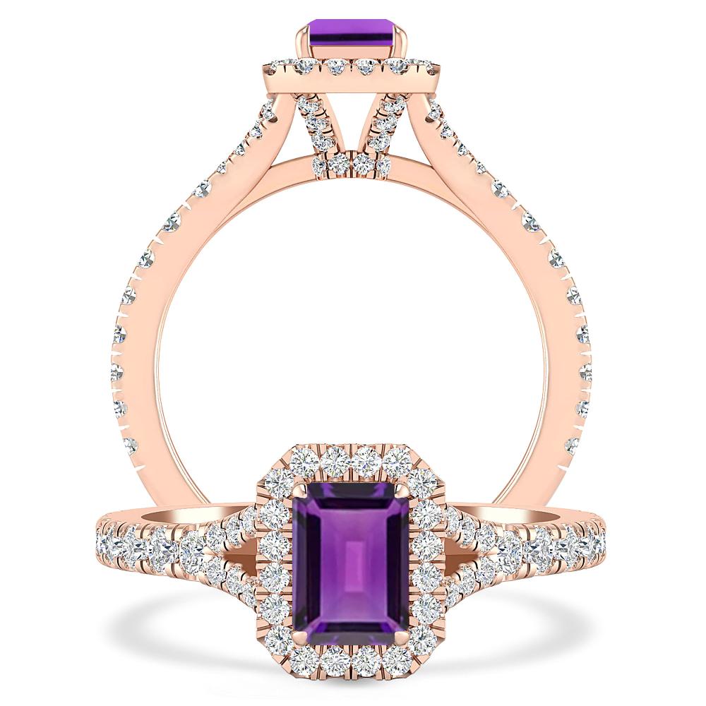 Rose Gold - Amethyst