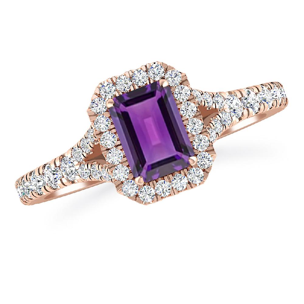 Rose Gold - Amethyst