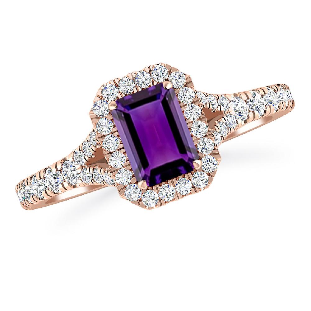 Rose Gold - Amethyst