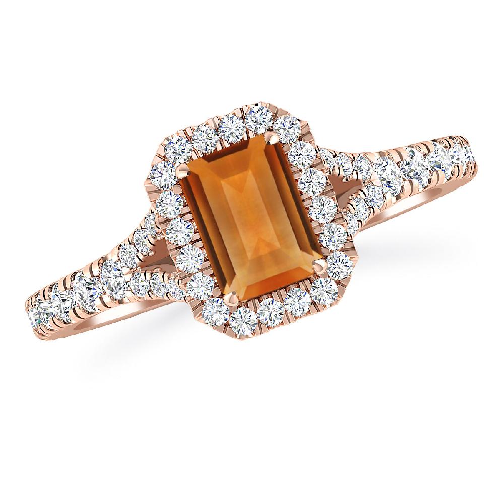 Rose Gold - Citrine