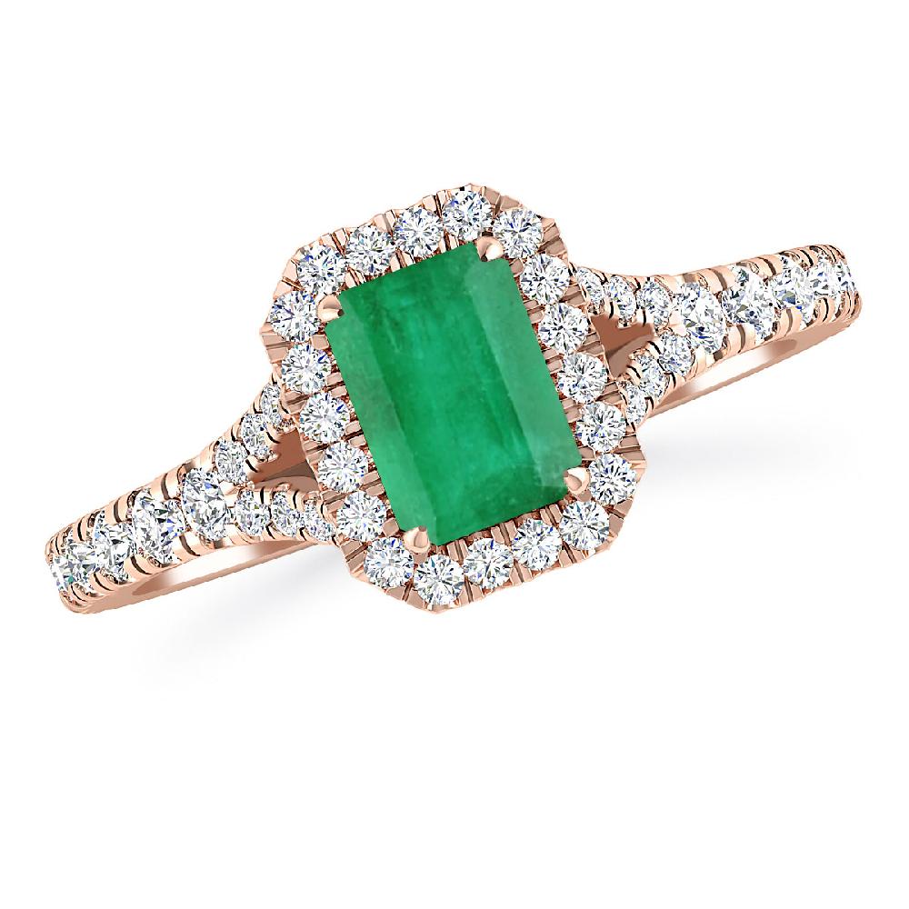 Rose Gold - Emerald