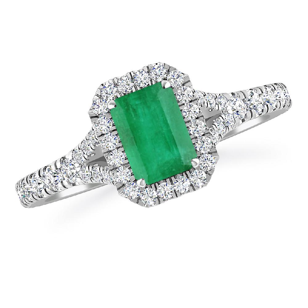 White Gold - Emerald