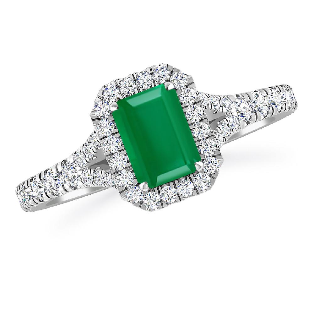 White Gold - Emerald