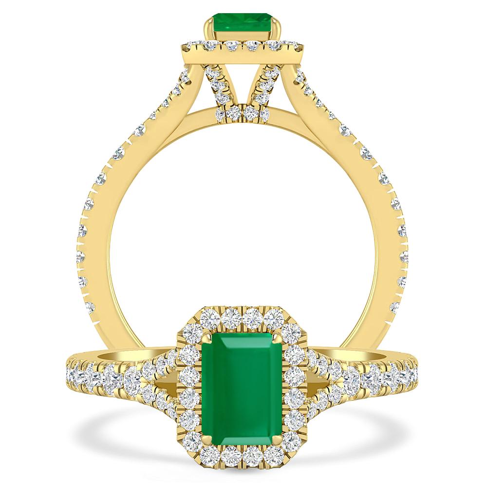 Yellow Gold - Emerald