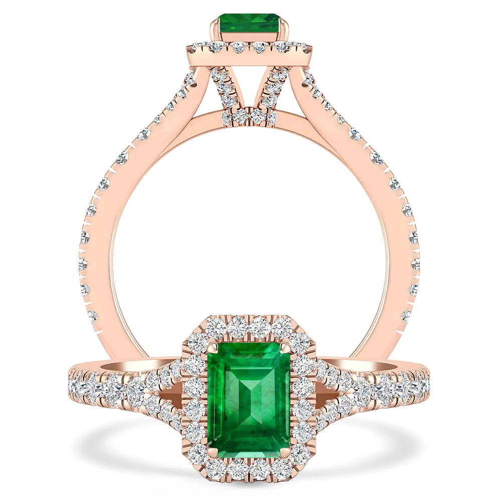 Rose Gold - Emerald