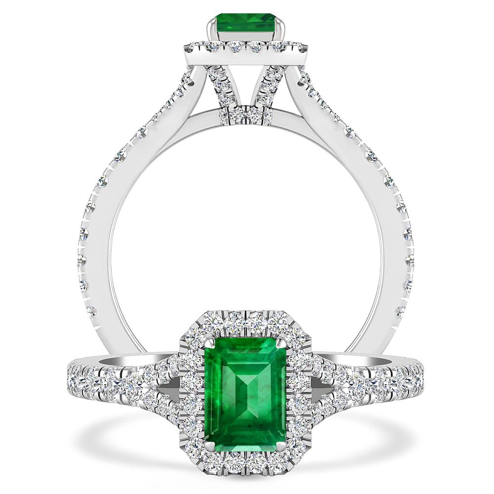 White Gold - Emerald