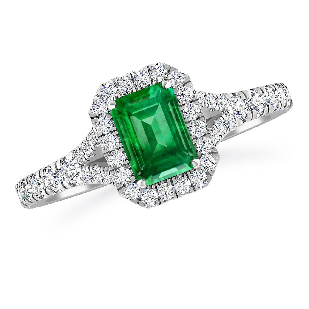 White Gold - Emerald