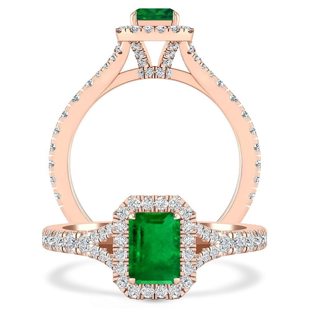 Rose Gold - Emerald