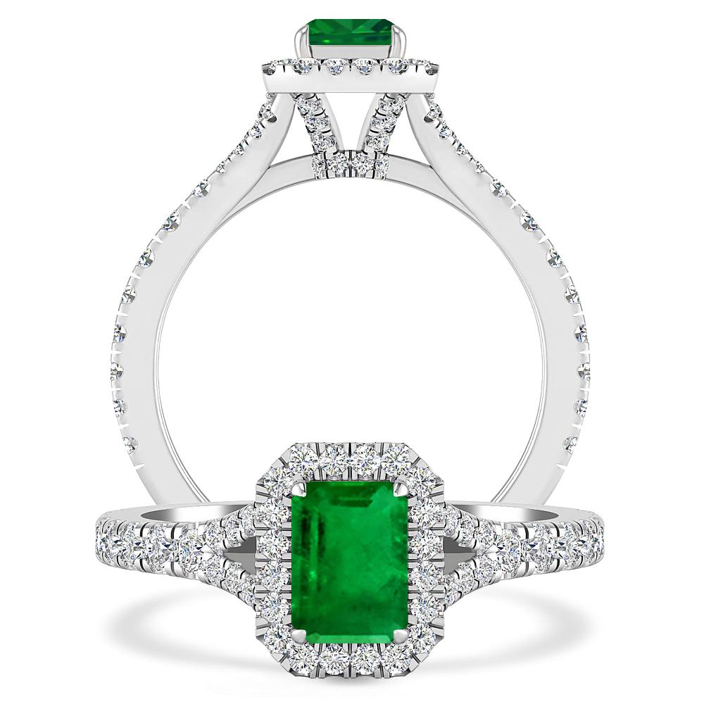 White Gold - Emerald