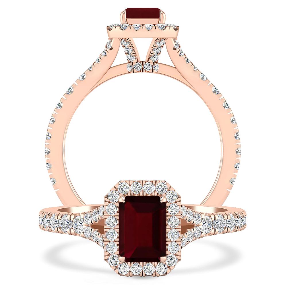 Rose Gold - Garnet