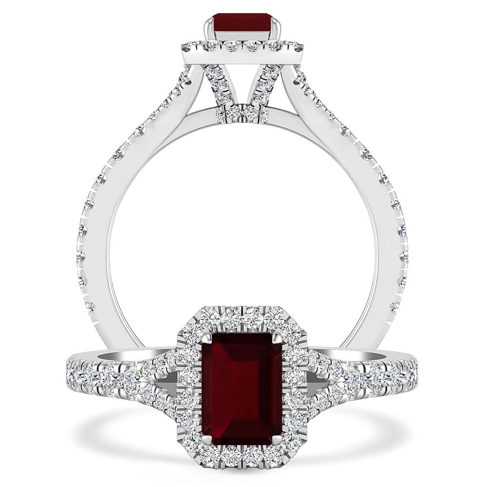 White Gold - Garnet