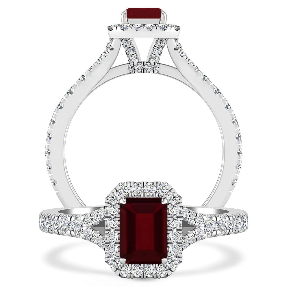 White Gold - Garnet