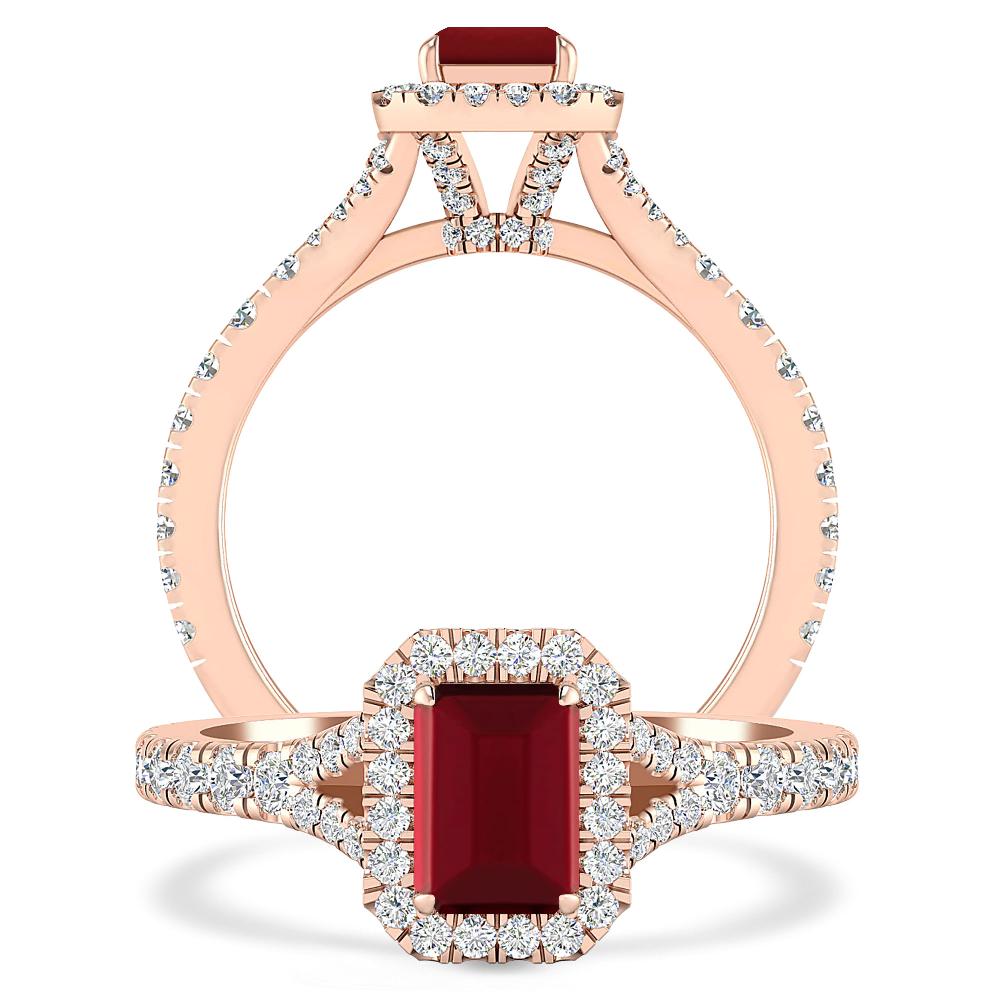 Rose Gold - Garnet