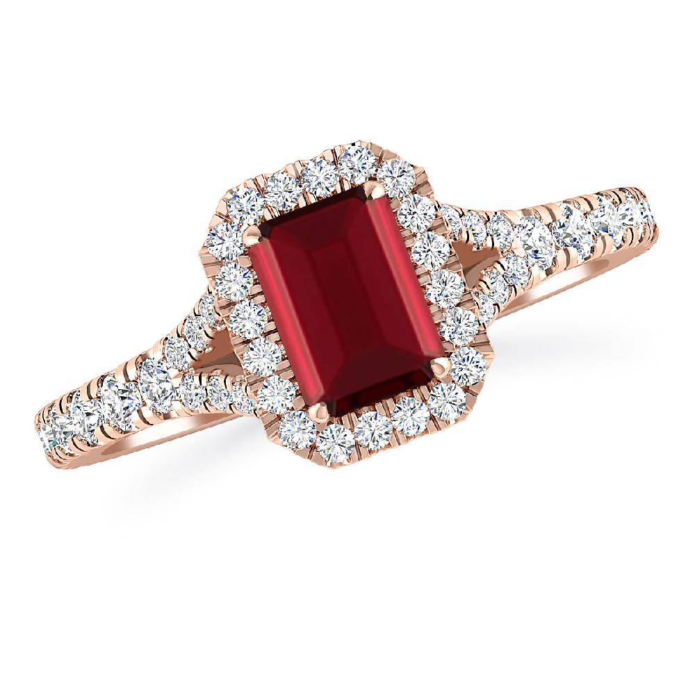 Rose Gold - Garnet