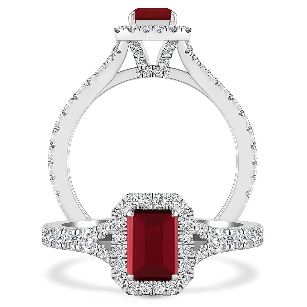 White Gold - Garnet