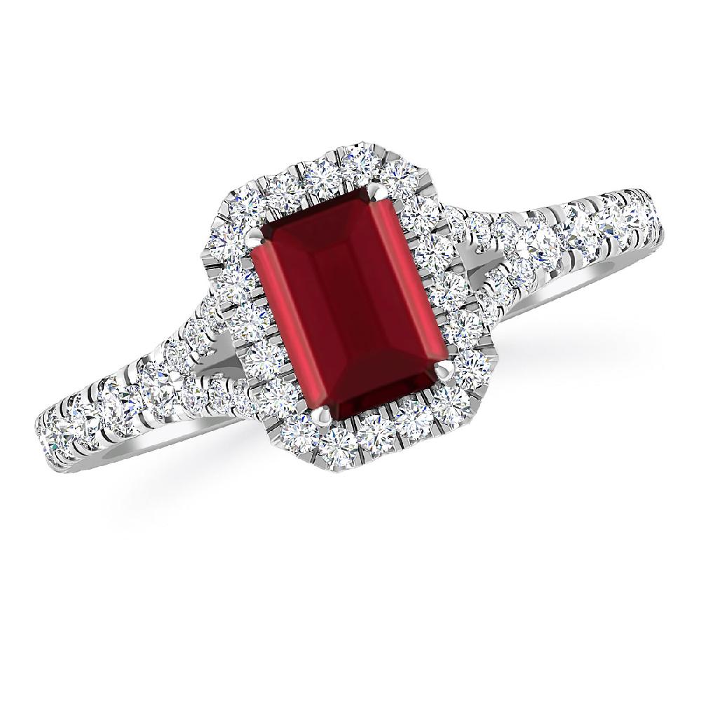 White Gold - Garnet