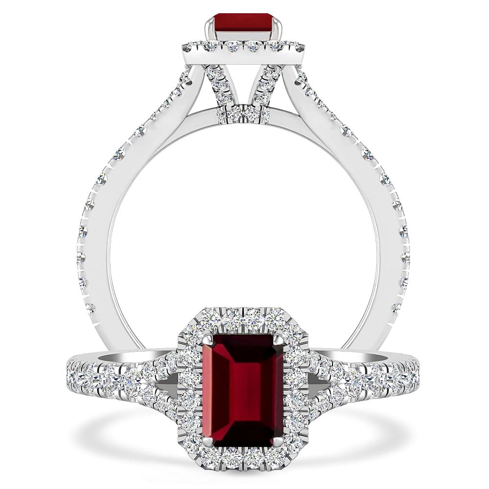 White Gold - Garnet