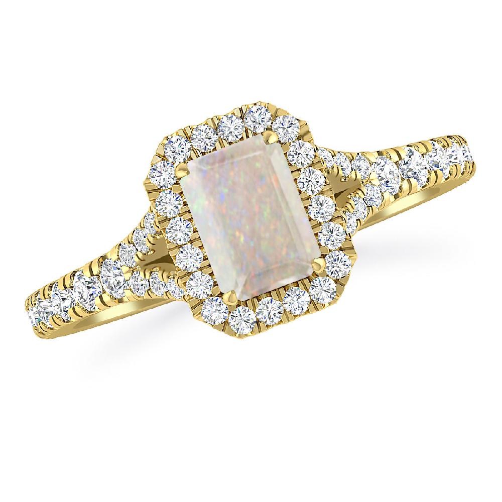 Yellow Gold - Opal