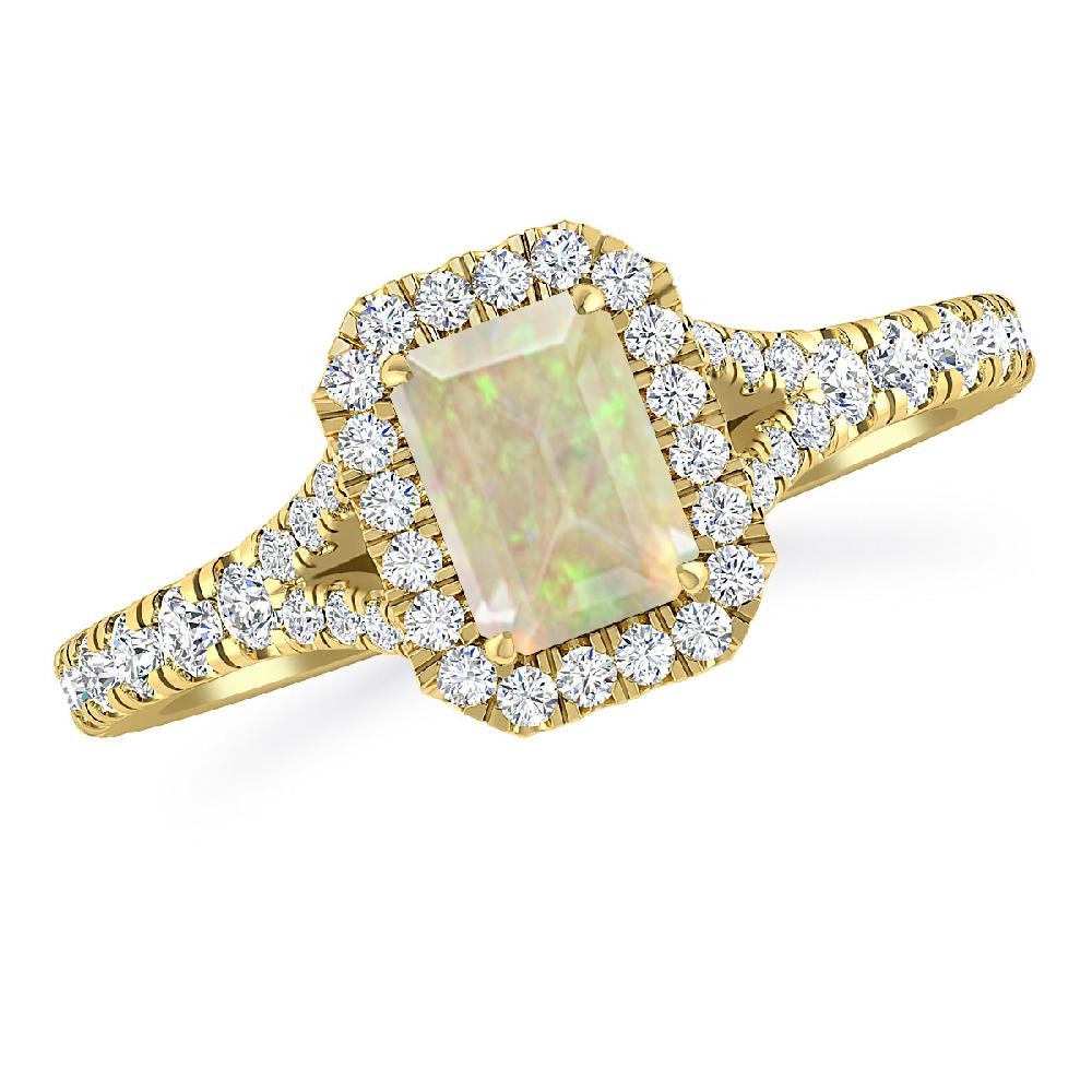 Yellow Gold - Opal