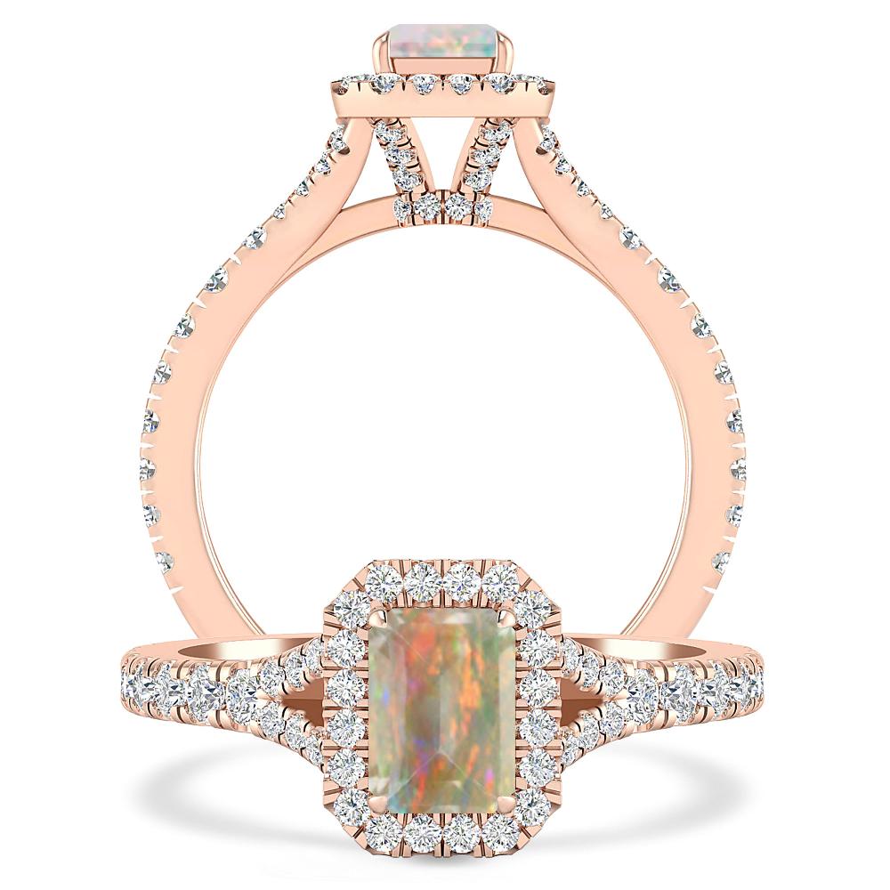 Rose Gold - Opal