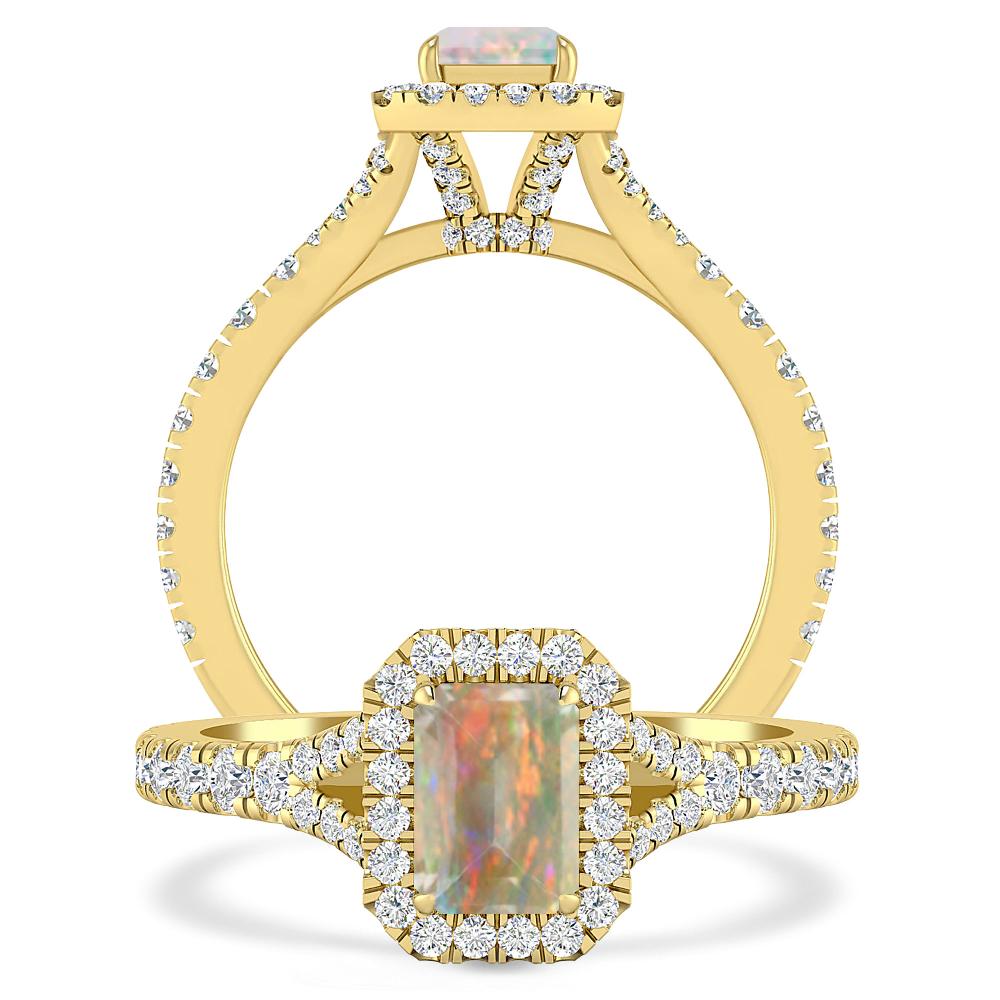 Yellow Gold - Opal