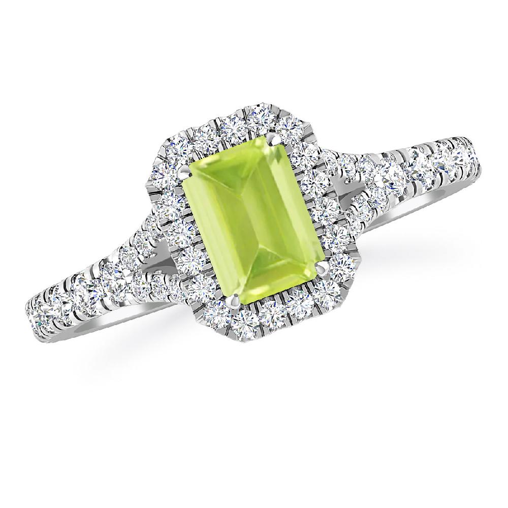 White Gold - Peridot