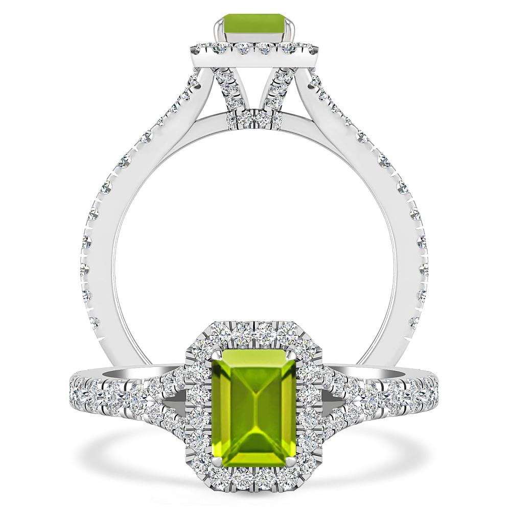 White Gold - Peridot