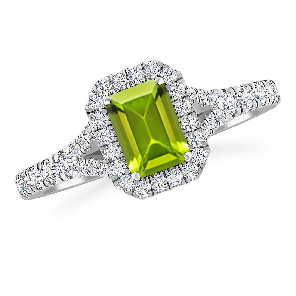 White Gold - Peridot