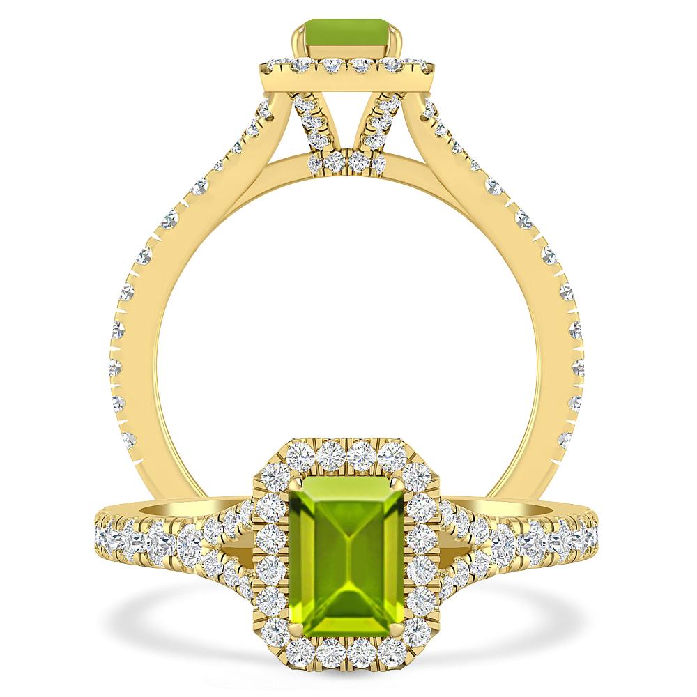 Yellow Gold - Peridot