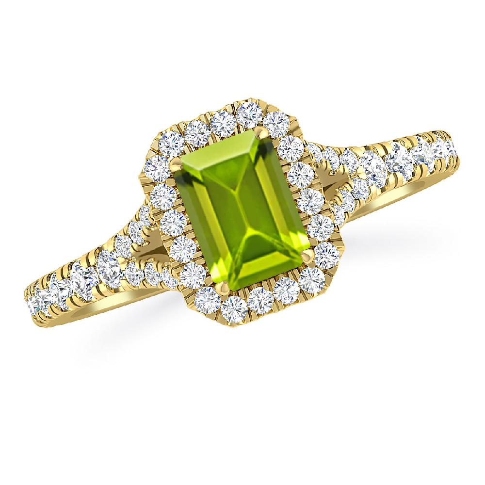 Yellow Gold - Peridot