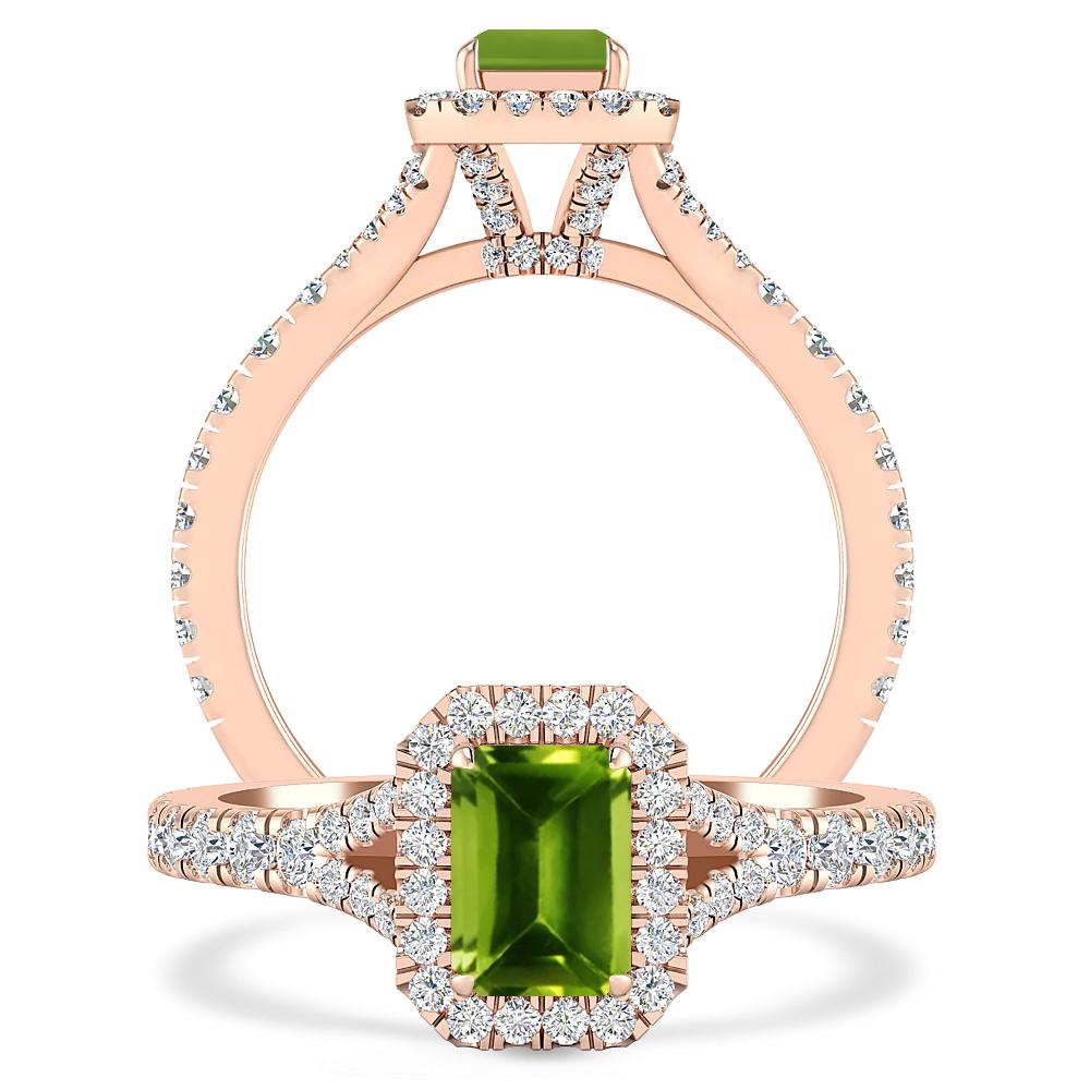 Rose Gold - Peridot